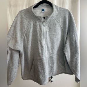 oversized 1/4 zip pullover from old navy